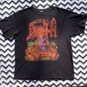 -XL- 2012 DEATH Scream Bloody Gore Two Sided Shirt | Death Metal Thrash Band